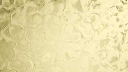 shining golden orange biological shapes texture background - abstract 3D rendering