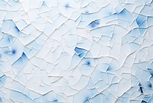 an image of white and blue tile with patterns on it, cracked, japanese minimalism, gossamer fabrics
