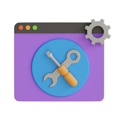 3D Model of Maintenance in Purple. Purple Maintenance Design in 3D.
3d illustration, 3d element, 3d rendering. 3d visualization isolated on a transparent background