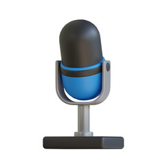 3D Model of Microphone with Elegant Design for High-Quality Audio Recording. 3D Microphone with High.
3d illustration, 3d element, 3d rendering. 3d visualization isolated on a transparent background