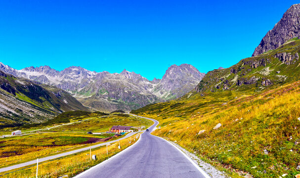 Silvretta Hochalpenstra&szlig;e in Vorarlberg/&Ouml;sterreich 