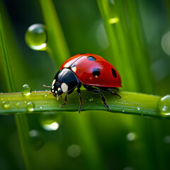 ladybug macro photography