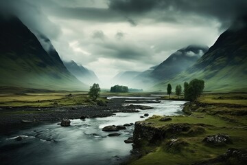 Moody Scottish Highlands.