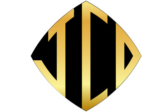 JCD,CD, DC, JC, logos. Abstract initial monogram letter alphabet logo design