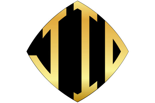 JID, JI ,ID, logo. Abstract initial monogram letter alphabet logo design