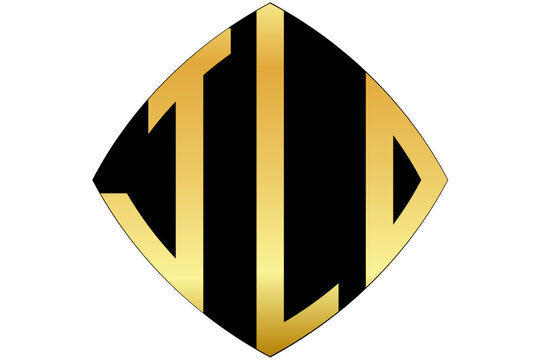 JLD, JL, LD, logo. Abstract initial monogram letter alphabet logo design