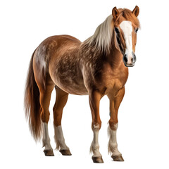 Obraz na płótnie Canvas horse isolated png. Full body horse png. Brown horse png. Horse isolated. Horse. Animal