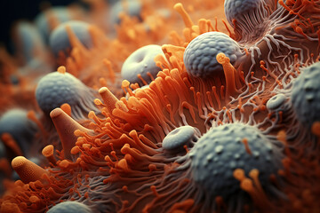 Obraz premium underwater organism, organism, microbiom, underwater organism