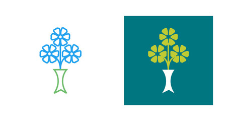 Flower Bunch Vector Icon