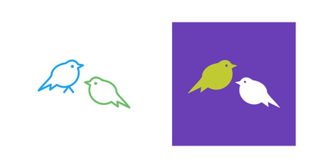 Little Birds Vector Icon