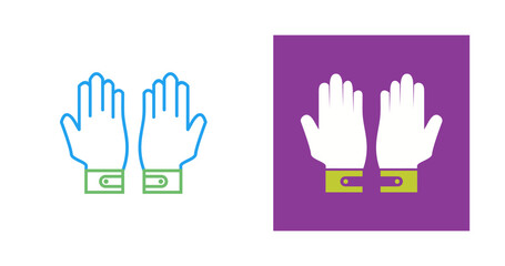 Fototapeta premium Gloves Vector Icon