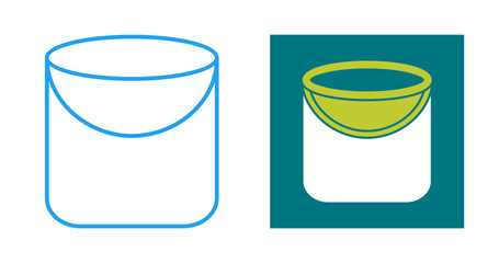 Sand bucket Vector Icon