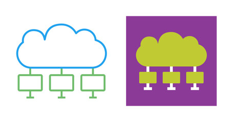 Cloud Computing Vector Icon