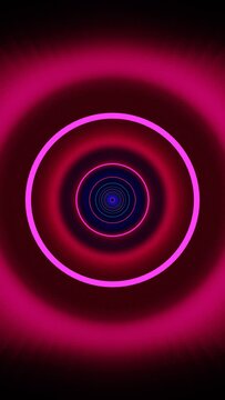 abstract background with circles, motion graphics, vj looping animation vertical video suitable for youtube, short, tik tok or reel, social media portrait video
