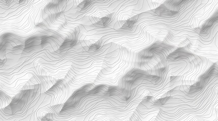 Fototapeta premium Geodesy contouring and. Topographic line map. Geography