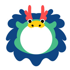 용 캐릭터 얼굴 합성 도안