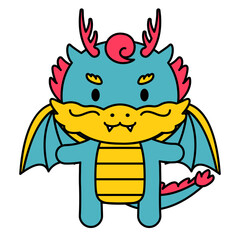 용 캐릭터 일러스트