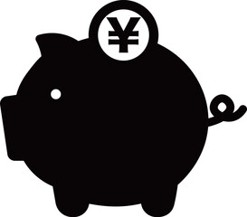 豚　円　貯金箱