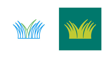 Fototapeta premium Grass Vector Icon