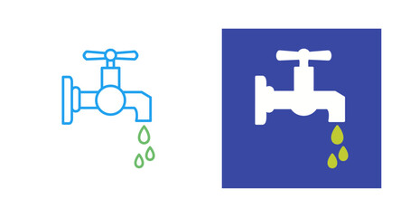 Water Tap Vector Icon