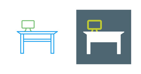 Tea Table Vector Icon
