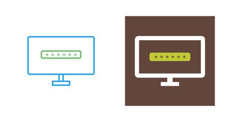 System Password Vector Icon