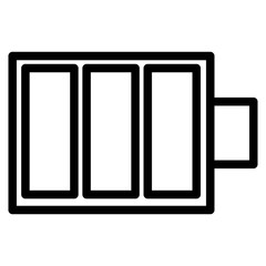 Battery Line Icon