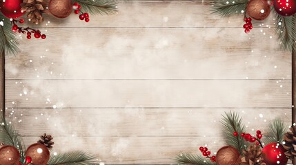 Festive elegance, holly jolly, traditional holiday feel, red and green accents, winter wonderland, joyful celebration. Generated by AI. - obrazy, fototapety, plakaty