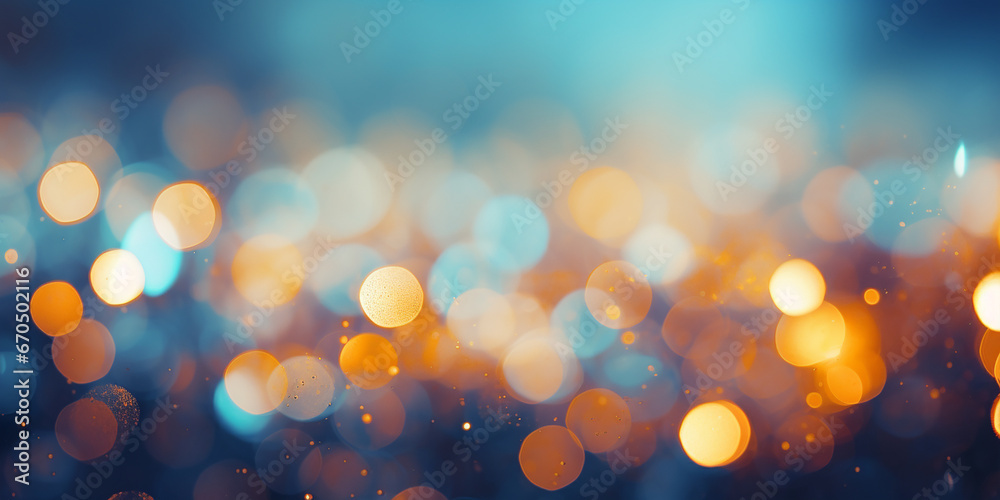 Sticker realistic a bokeh texture background.