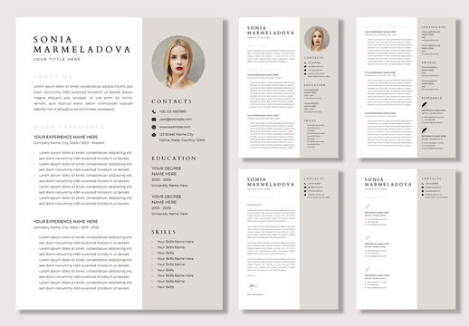 Modern and Professional Resume Design Layout