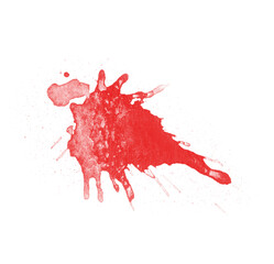 Red liquid splashes, swirl waves with scatter drops. Royalty high-quality free stock PNG of paint...