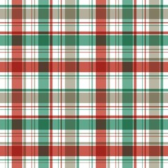 Christmas plaid seamless pattern