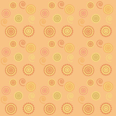 seamless pattern with circles