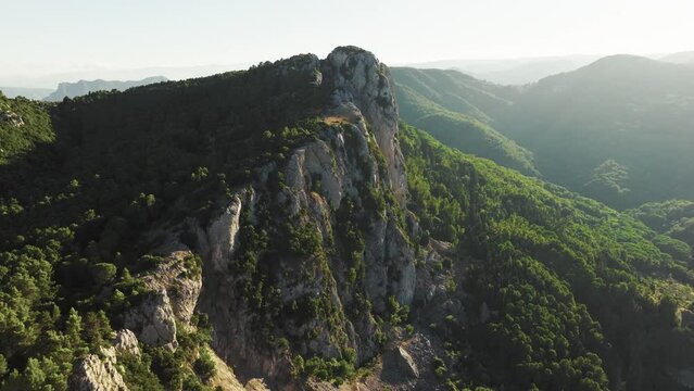 Rocks And Tree in the mountain in Italy