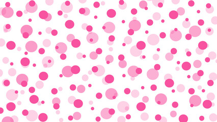 Pink and white background seamless pattern with dots