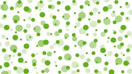 Green and white background seamless pattern with dots