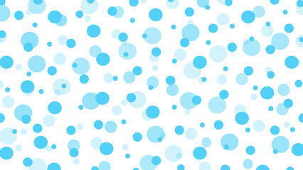 Blue and white background seamless pattern with dots