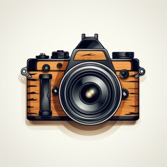 minimalistic camera pictogram perfect for a print