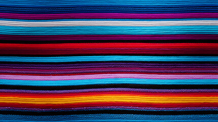 Seamless vibrant Quechua woven textile pattern