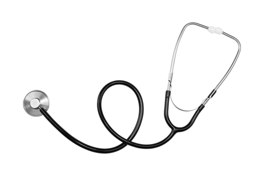 Stethoscope isolated on transparent background	