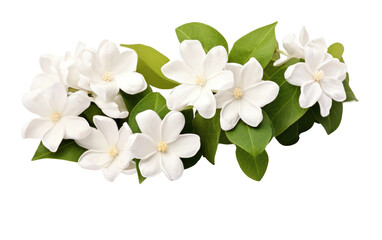 A Guide to Jasmine Flowers on isolated background