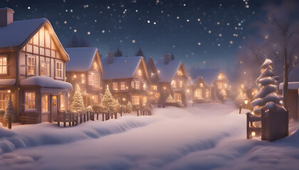Christmas village.