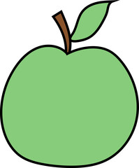 fruit vector design illustration isolated on transparent background
