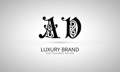 AV:  initials monogram letter text alphabet logo design
