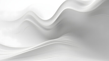 Abstract background of gray wavy lines, fantastic wallpaper. Neural network generated image. Not based on any actual person or scene.