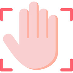 Obraz premium Hand Scan Icon
