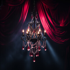 chandelier in the dark - generative ai