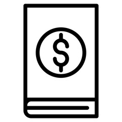 accounting book line