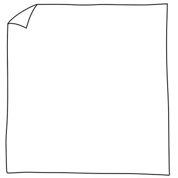 recommend clip art: Memo Note Paper Outline