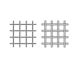 Textile, fabric, cloth icon. Vector illustration.